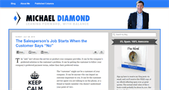 Desktop Screenshot of michaeldiamond.com
